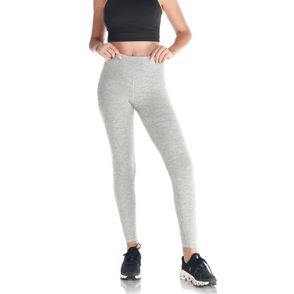 Women Activewear KYODAN Leggings Grey Dry Fit Leggings Cropped Pants - Picture 3 of 9